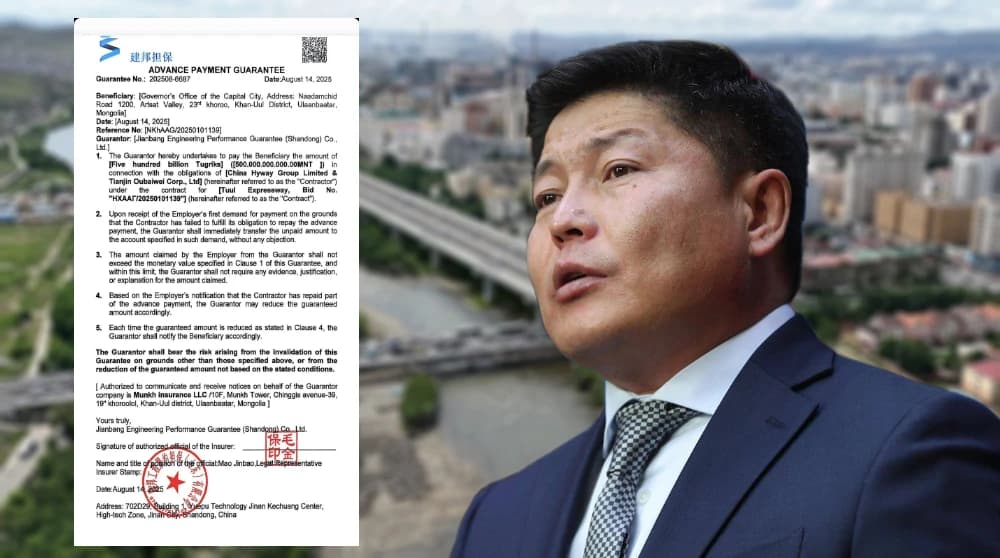 FACTCHECK: Туулын хурдны замын ажил гүйцэтгэх гэрээнд БАНКНЫ БАТАЛГАА БАЙХГҮЙ